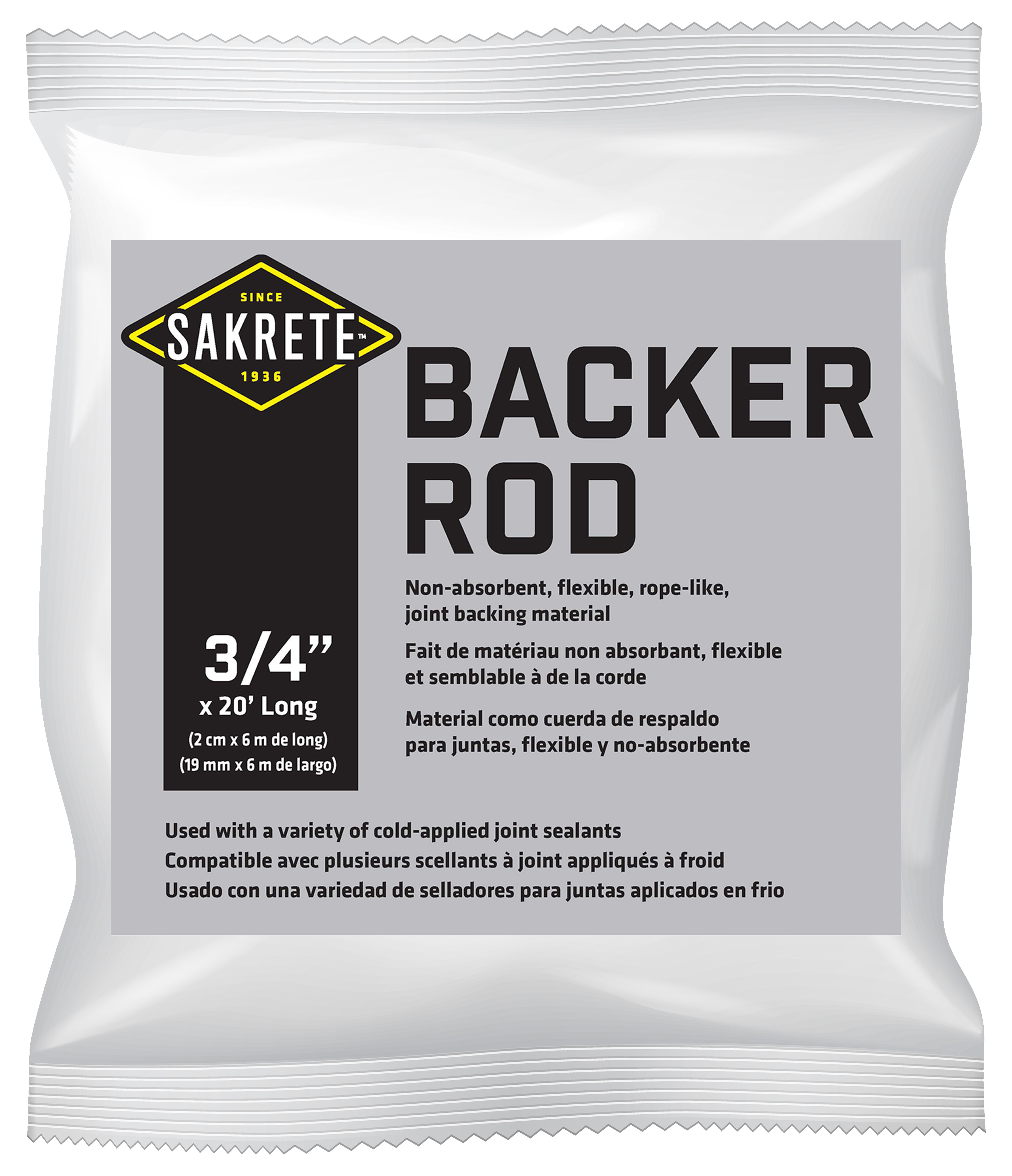 Sakrete Backer Rod King Home Improvement Products